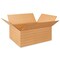 100 Pack Heavy Duty Multi Depth Corrugated Cardboard Boxes for Moving Shipping and Storage 15 x 11 1⁄8 x 6 inch